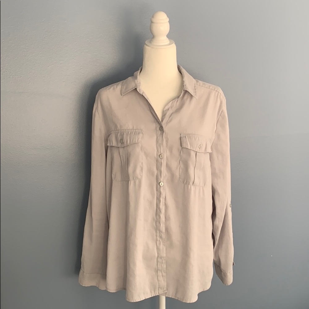 Chico’s Silky Button Down
